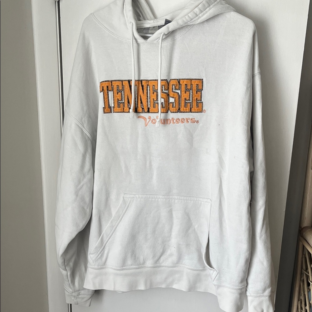 J. America White Tennessee Volunteers Hoodie
